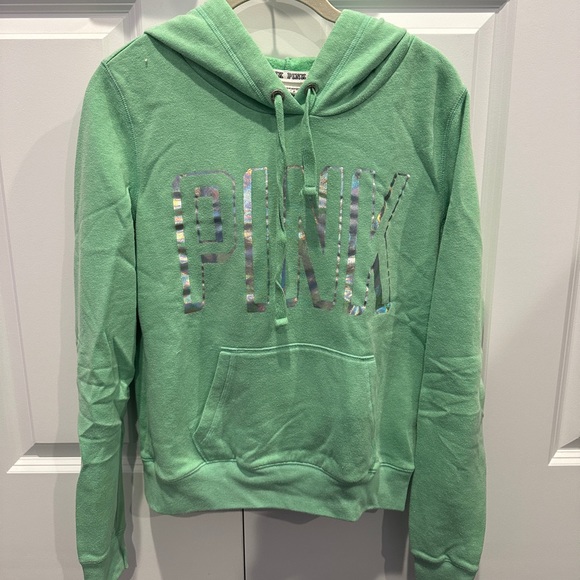 PINK green hoodie - Picture 1 of 2